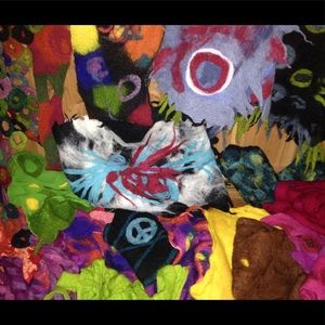 Nuno Felted Scarves and Wraps